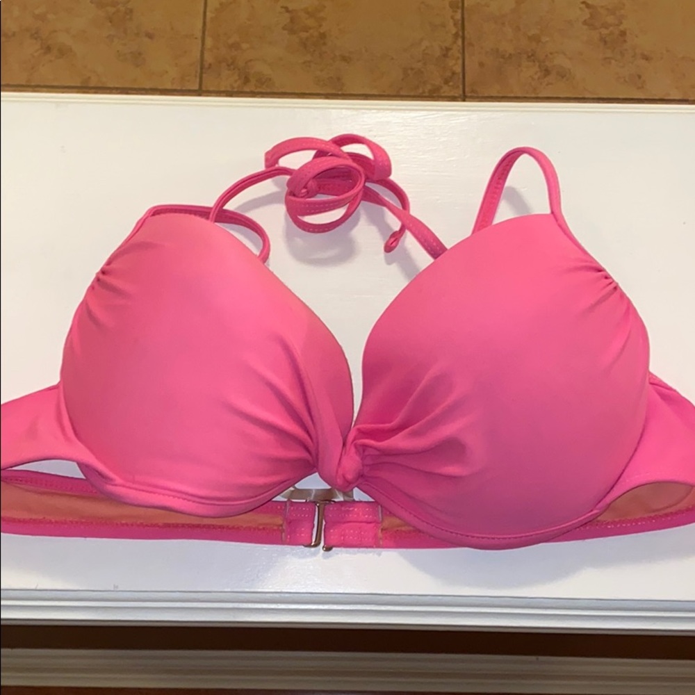 Bright Pink Bikini Top (Push-up)